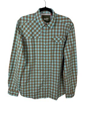 Howler Brothers Plaid Matagorda Outdoor Long Sleeve Shirt